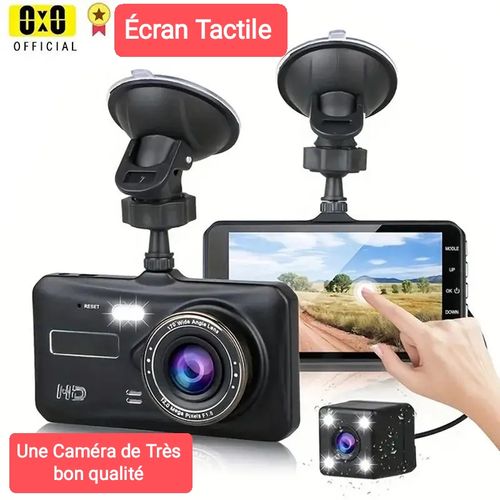 Dashcam: Rétroviseur double caméra de sécurité voiture avec Camera