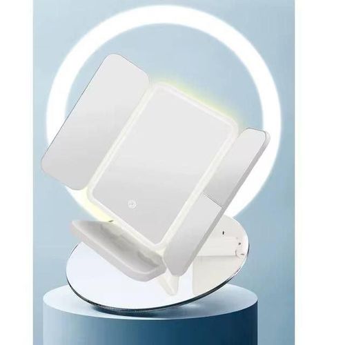 product_image_name-Generic-Miroir de Maquillage Intelligent avec LED, Miroir de Maquillage Pliable-2