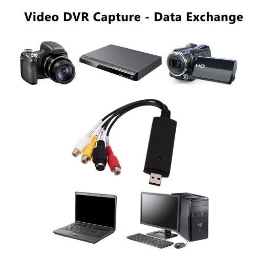 Convertisseur VHS vers numérique vidéo USB 2.0 Carte de capture