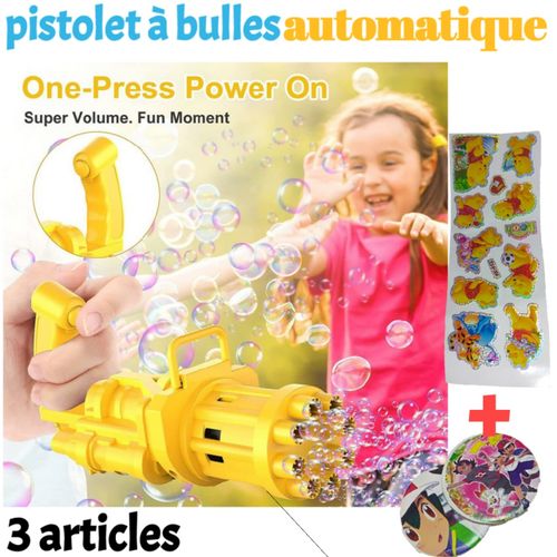 Machine à bulles pour enfants, souffleur de bulles automatique