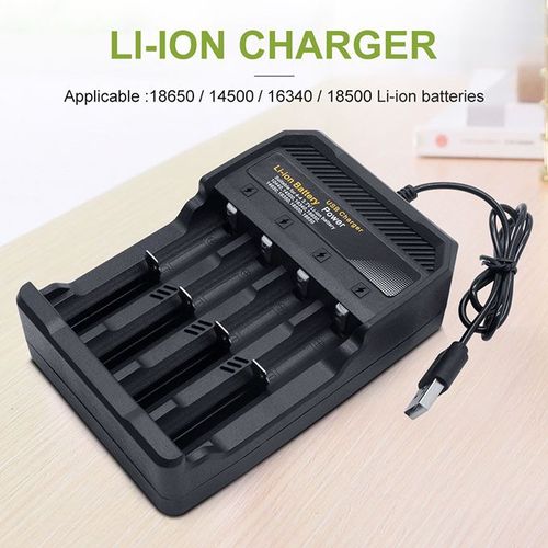 Generic 4 batteries 3.7V 18650 Li-ion rechargeables 6800 mah à prix pas  cher