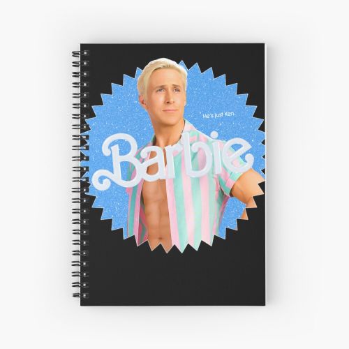 product_image_name-Generic-Barbie Movie, Ken Barbie Movie Classic Spiral Notebook - Bloc note-1