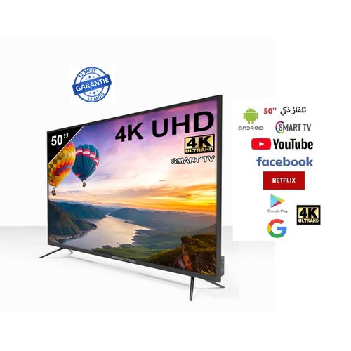 Revolution TV LED Smart Android 50&quot; UHD 4K + Récepteur integré / TNT - Garantie 12 mois