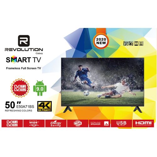 Revolution TV LED Smart Android 50&quot; UHD 4K + Récepteur integré / TNT - Garantie 12 mois