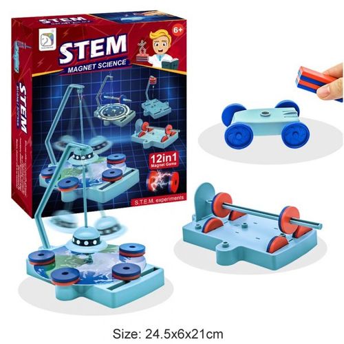 Stem MAGNET SCIENCE 12 in 1, Jeu d'aimant scientifique 12 en 1 à prix pas  cher