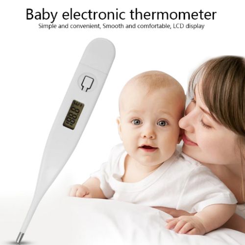 Thermomètre médical digital écran LCD bébé enfant adulte fièvre