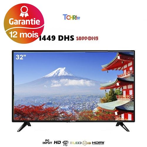 Daiko Daiko 32&quot; - LED HD TV - TNT - 3 HDMI 1 USB - (Originale Version) LED32M5006DK - Noir