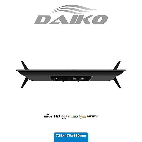 Daiko Daiko 32&quot; - LED HD TV - TNT - 3 HDMI 1 USB - (Originale Version) LED32M5006DK - Noir