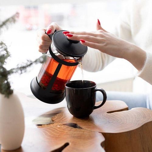 product_image_name-Generic-Cafetière à Piston en Verre Borosilicate 350 ml – French Press avec Filtre en Acier Inoxydable-5