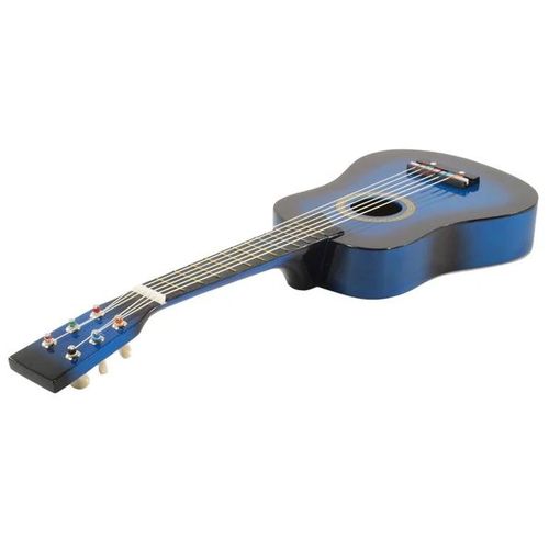 Generic Guitare 3/4 avec 6 cordes pour jeunes enfants 65cm - Bleu - Bois à  prix pas cher