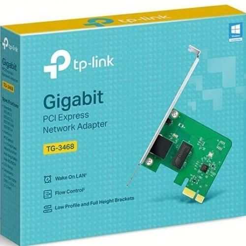 TPLink Carte Réseau TG-3468 PCI Express Gigabit Ethernet , Adaptateur  réseau Noir à prix pas cher