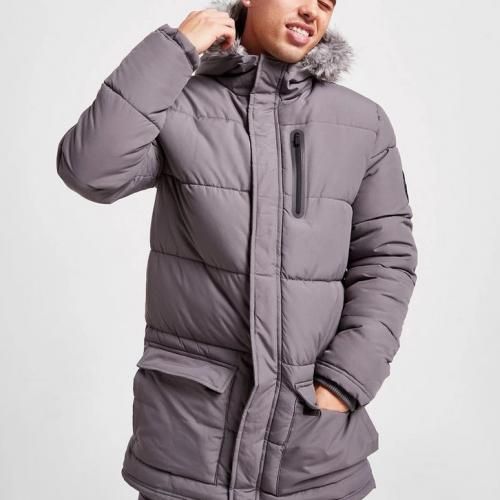 Mckenzie Parka manteau a capuche avec Fourrure Hommes Gris a prix pas cher Jumia Maroc