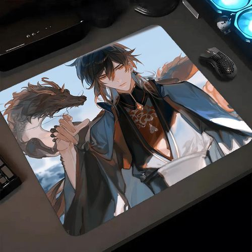 product_image_name-Generic-لوحة ماوس أنمي التنين وفن المانغا - قاعدة مطاطية مقاومة للانزلاق، سطح أملس، حجم كبير مستطيل لجهاز الكمبيوتر/اللاب توب، المكتب والألعاب، متوافق مع النمط الكوري/الغربي (نفس التنين/أسود) - تصميم مستوحى من آسيا-1