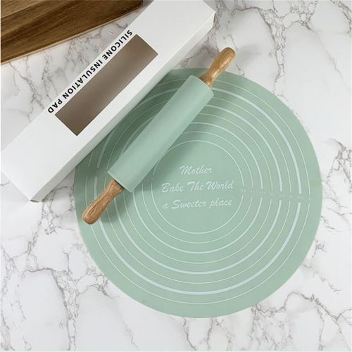 product_image_name-Generic-Rouleau + Tapis de Cuisson en Silicone, Tapis Patisserie Rouler la pate-3