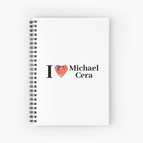 product_image_name-Generic-I love Michael Cera Design Spiral Notebook - Bloc note-1