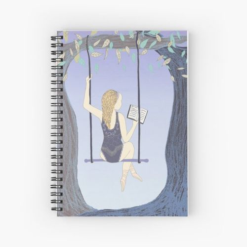 product_image_name-Generic-Trapeze Artist Spiral Notebook Bloc note-1