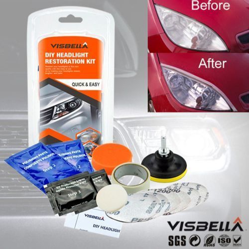 Visbella Kit de restauration des phares du voiture kit de réparation à prix  pas cher