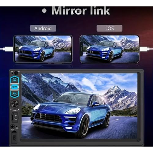 product_image_name-Generic-Autoradio Double Din 7 Pouces Écran Tactile – Lecteur MP5, Radio FM, MirrorLink Sans Fil, Entrées USB TF AUX-5