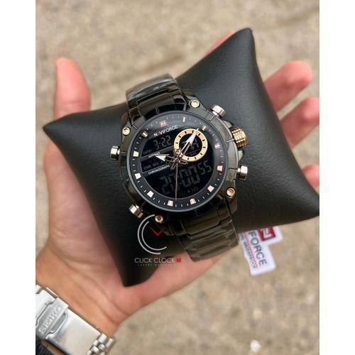 product_image_name-Naviforce-Montre Digitale Chronographe originale classique de luxe et sport métallique en acier inoxydable pour homme-3