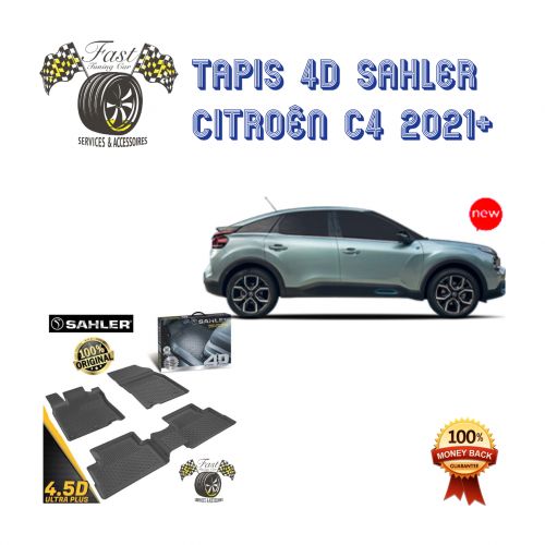 Tapis voiture Citroen C4 III en caoutchouc sur mesure et inodore