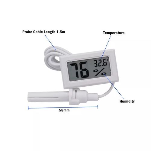 Thermomètre et Hygromètre LCD Digital