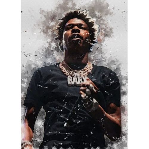 product_image_name-Generic-Musician hip hop lil baby  Style 8 Poster Chambre Haute Qualité-1