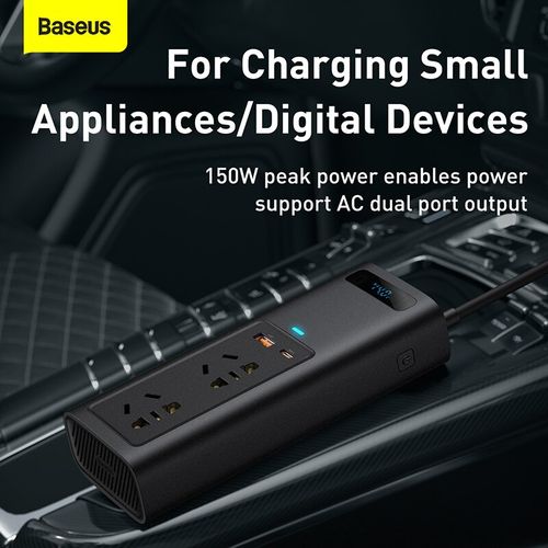 Onduleur de voiture Baseus convertisseur 12V DC à 220V AC