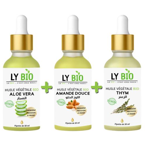 product_image_name-LY BIO-PACK HUILE ALOE VERA 50ml - PIPETTE + HUILE AMANDE DOUCE 50ML - PIPETTE + HUILE THYM 50ML - PIPETTE-1