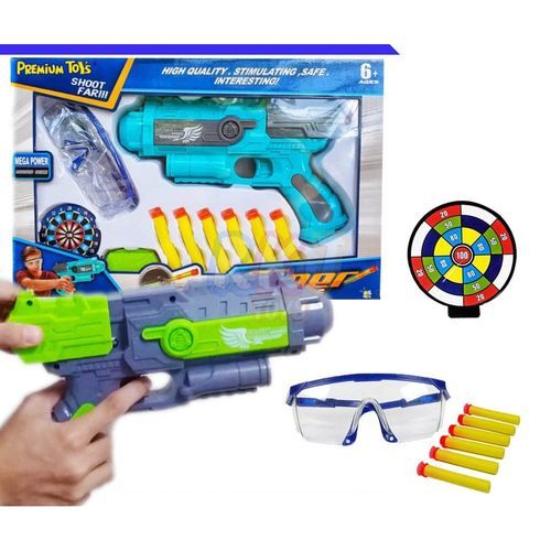 Generic Jouet Nerf Pistolet balle molle pistolet à fléchettes nerf Jouet  pour enfants cadeau à prix pas cher