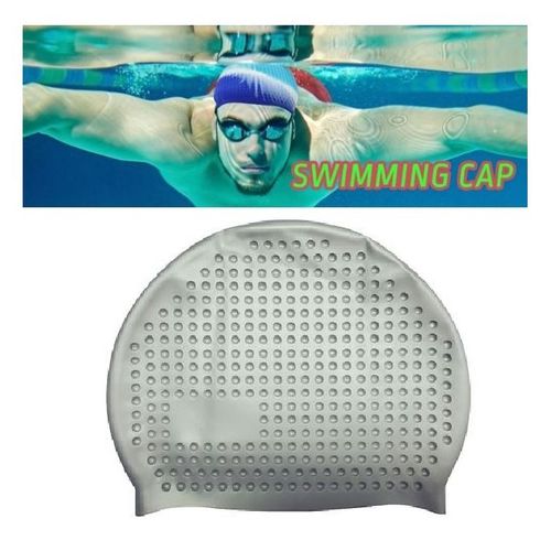 Generic Bonnets de natation Bonnet de bain Élastique Silicone à