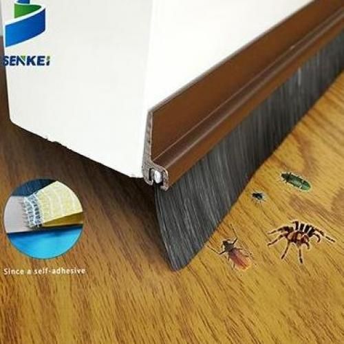 product_image_name-Generic-3 pcs bas de porte adhésif sous la porte Bandes de balayage (marron)-1