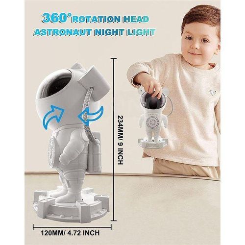 product_image_name-Generic-Décor de robot astronaute – Veilleuse étoilée avec haut-parleur Bluetooth USB.-3