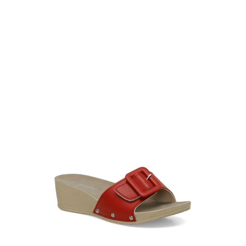 Polaris Mules Femmes Rouge