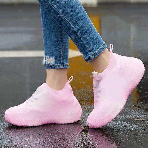 Couvre-chaussures unisexe en Silicone, imperméable, réutilisable