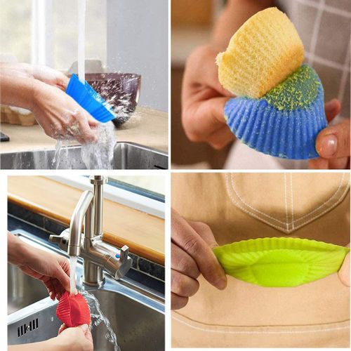 product_image_name-Generic-مجموعة من 12 قالب كب كيك من السيليكون // قوالب مافن قابلة لإعادة الإستخدام (12 قطعة متعددة الألوان)-5