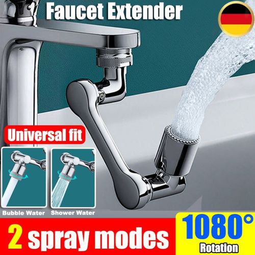 Generic Robinet Rotatif 1080° Tête Extension Robinet Pour Lavabo Cuisine  Salle De Bain à prix pas cher