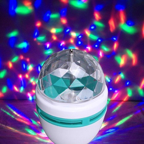 Mini importateur à lumière LED Kendning, boule de cristal colorée