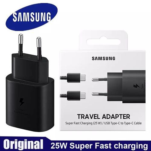 Chargeur USB C 25W pour Chargeur Samsung Charge Rapide Prise