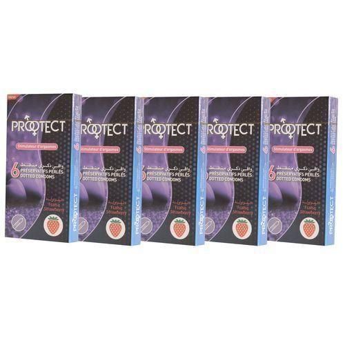 product_image_name-Generic-Protect PRÉSERVATIFS FRAISE PROTECTION MAXIMALE 5 BOITE DE PRESERVATIFS DE 6-1