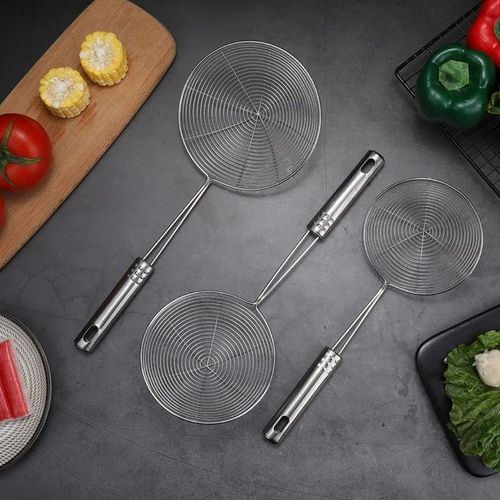 product_image_name-Generic-Cuillère à frire en acier inoxydable, passoire, ustensiles de cuisine-3