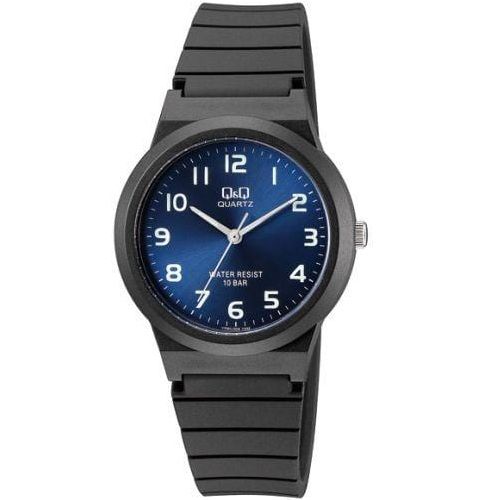 Q Q Montre Homme Quartz Plastique Polym re Cadran Bleu tanche 10