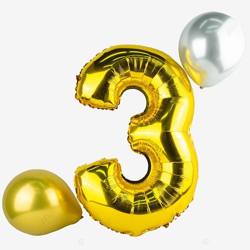 Generic Ballon Gonflable Forme Chiffre 3 pour Anniversaire & Fête à prix  pas cher