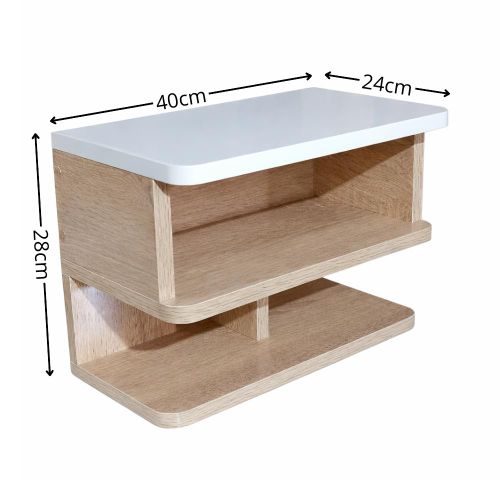 product_image_name-Generic-2pcs Table d'appoint moderne table de chevet 40*24*28 cm-3
