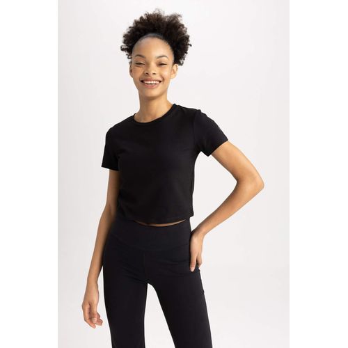 product_image_name-Defacto-تي شيرت نص كم كروب بياقة مستديرة-8