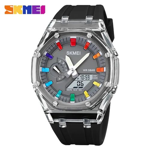 Skmei montre compte à rebours chronomètre lumière LED mouvement