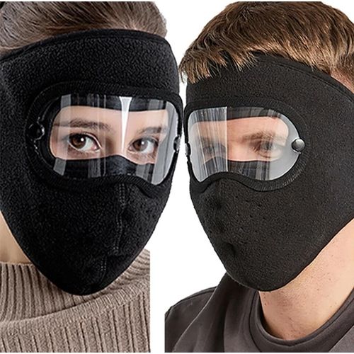 Cagoule d'hiver, masque facial, pour moto, ski, tissu tubulaire, protection  buccale