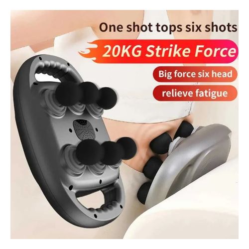 product_image_name-Generic-Pistolet de massage Fascia sans fil à six têtes, pour relaxation musculaire, qualité professionnelle, pour la taille, le dos, les mollets, les jambes et les cuisses-1