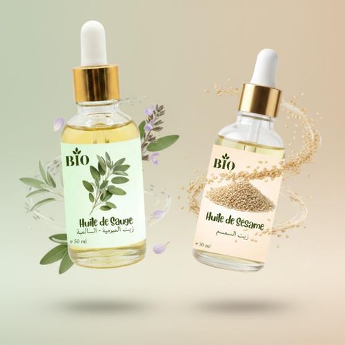 product_image_name-Bio-Coffret Huile de sauge 50 ml + Huile de sesame 30 ml routine beauté naturelle-1
