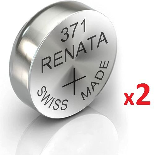 Renata 371 Pile Bouton pour Montre 1.55 volts -2 unités 1.55v // Référence  SR920SW à prix pas cher