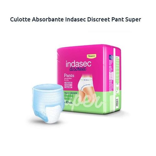 product_image_name-INDASEC-10 سراويل ماصة ديسكريت بانت سوبر مقاس M (80-110 سم) مستوى الامتصاص 8 قطرات-3
